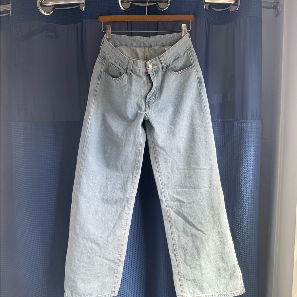 Women's SHEIN Light Blue Flare Jeans